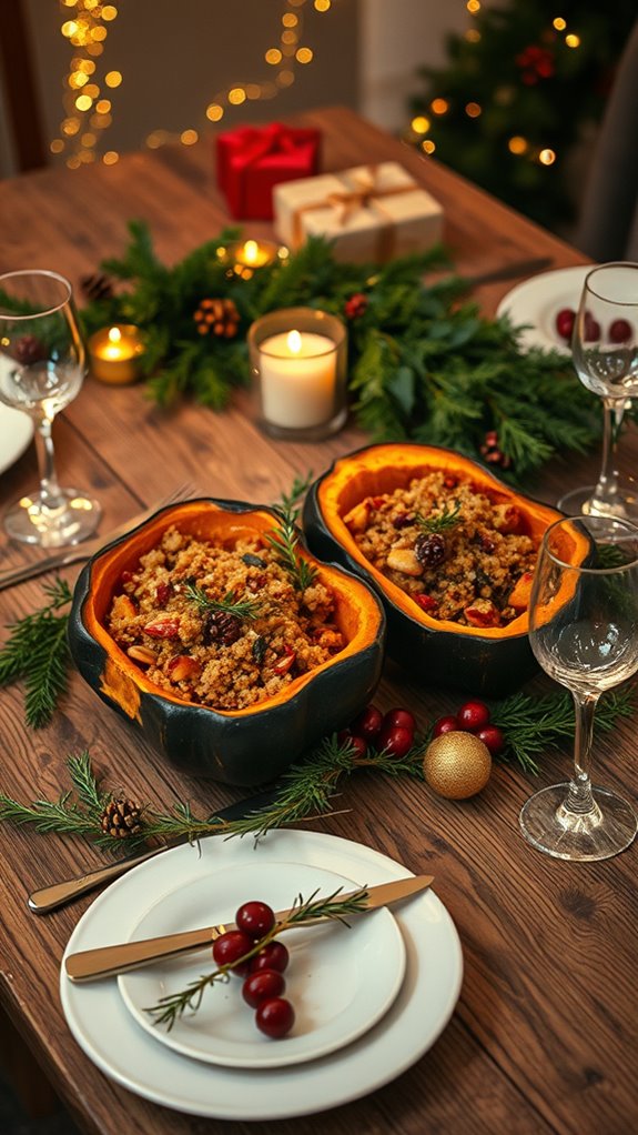 elegant holiday centerpiece dish