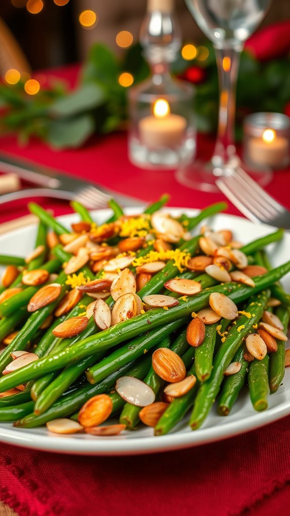 elegant lemon green beans