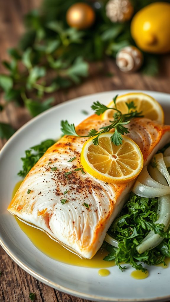 fennel lemon salad branzino