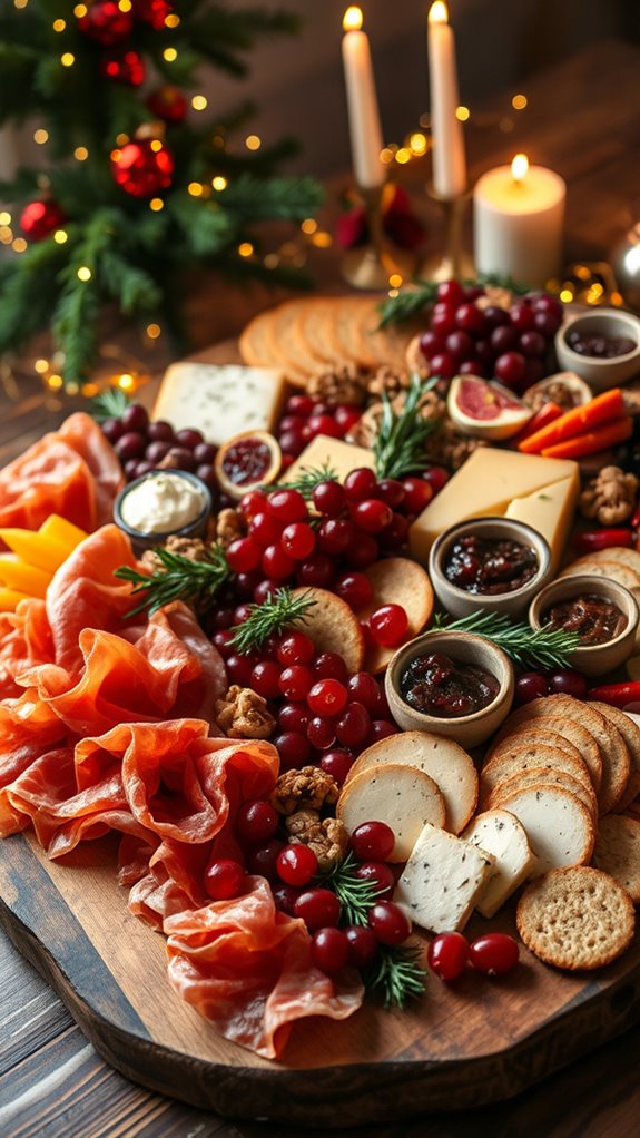 festive charcuterie board ingredients