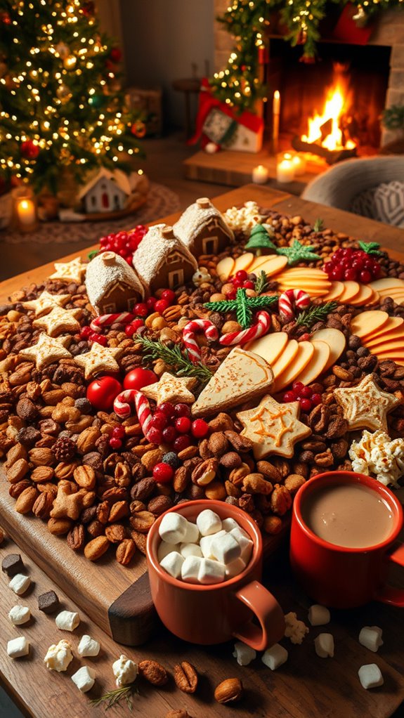 festive cookie decoration board