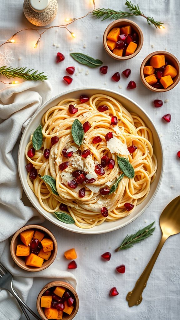 festive fall pasta salad