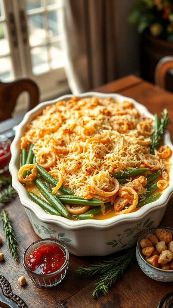 festive green bean casserole