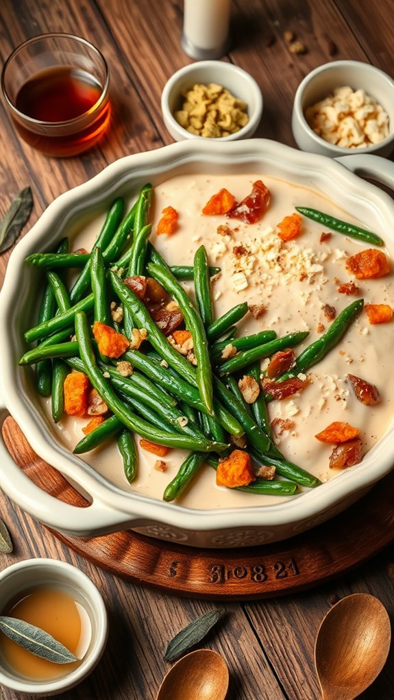 festive green bean casserole