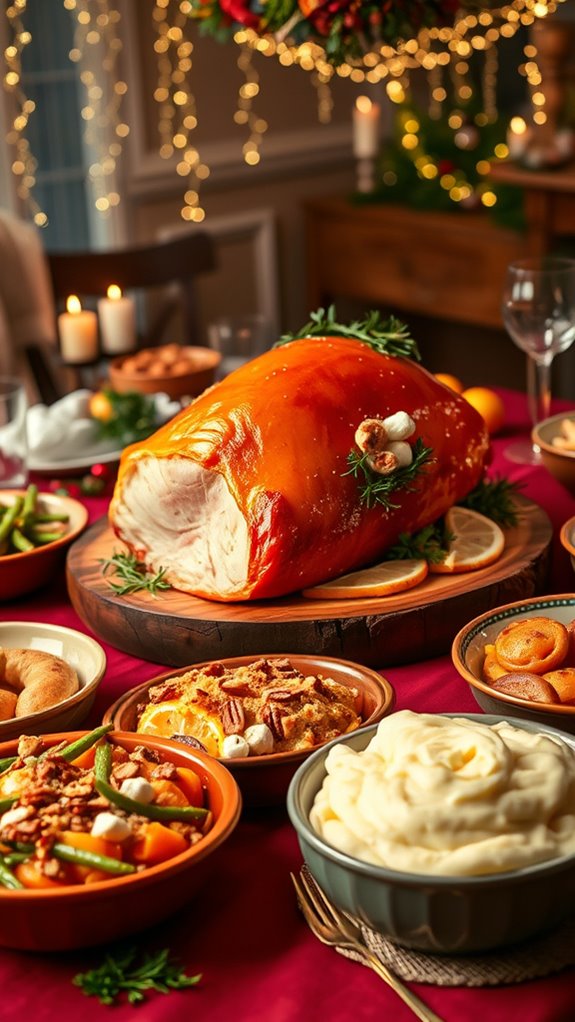 festive ham and casserole