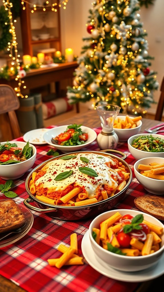festive italian american baked ziti
