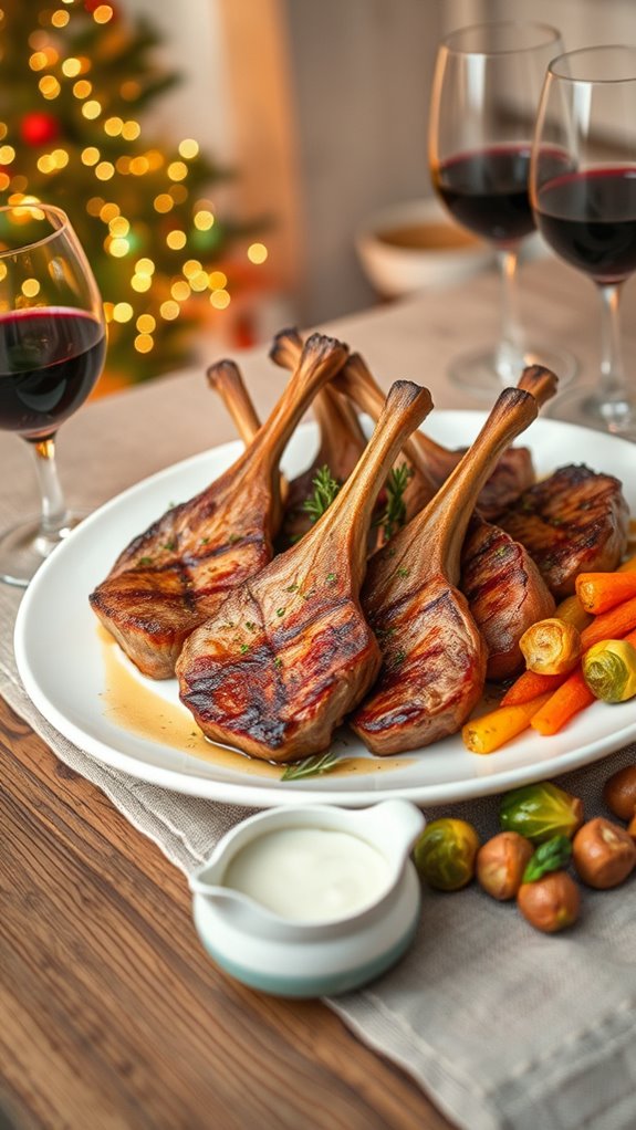 festive lamb dinner pairings