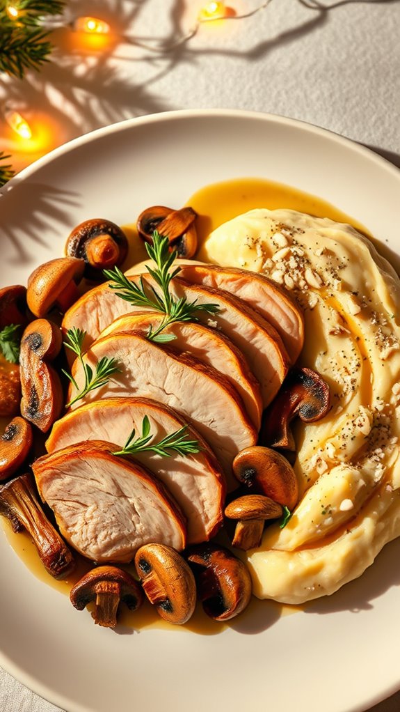 festive meal plating tips