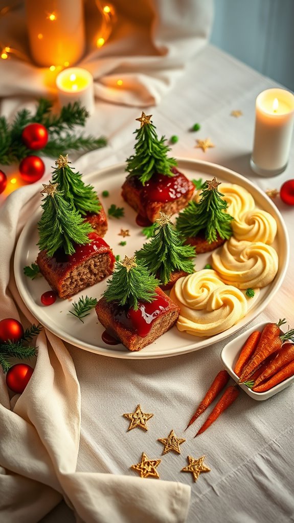 festive mini meatloafs recipe