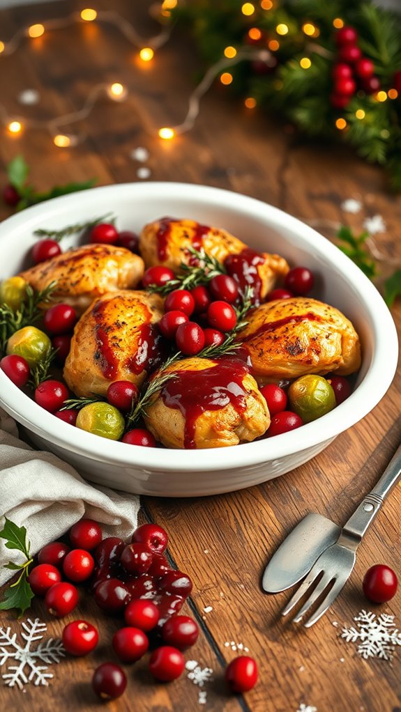 festive one pan chicken dish