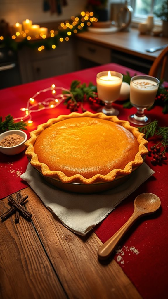 festive pumpkin pie recipe
