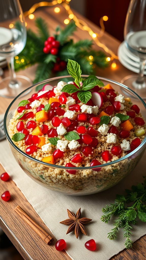 festive quinoa salad recipe