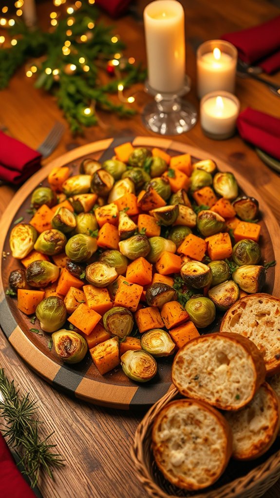 festive roasted vegetable dish