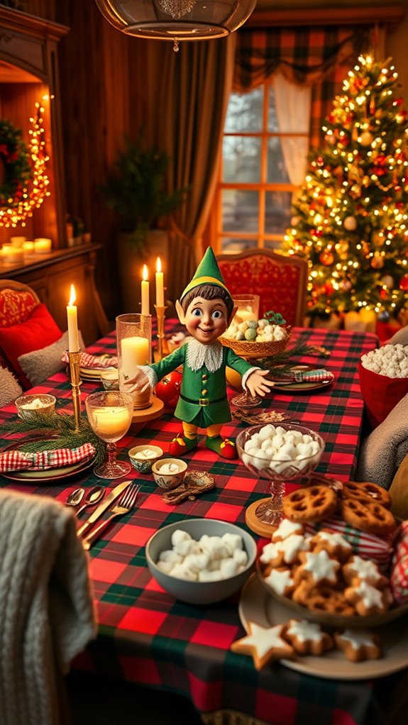 festive spaghetti with toppings