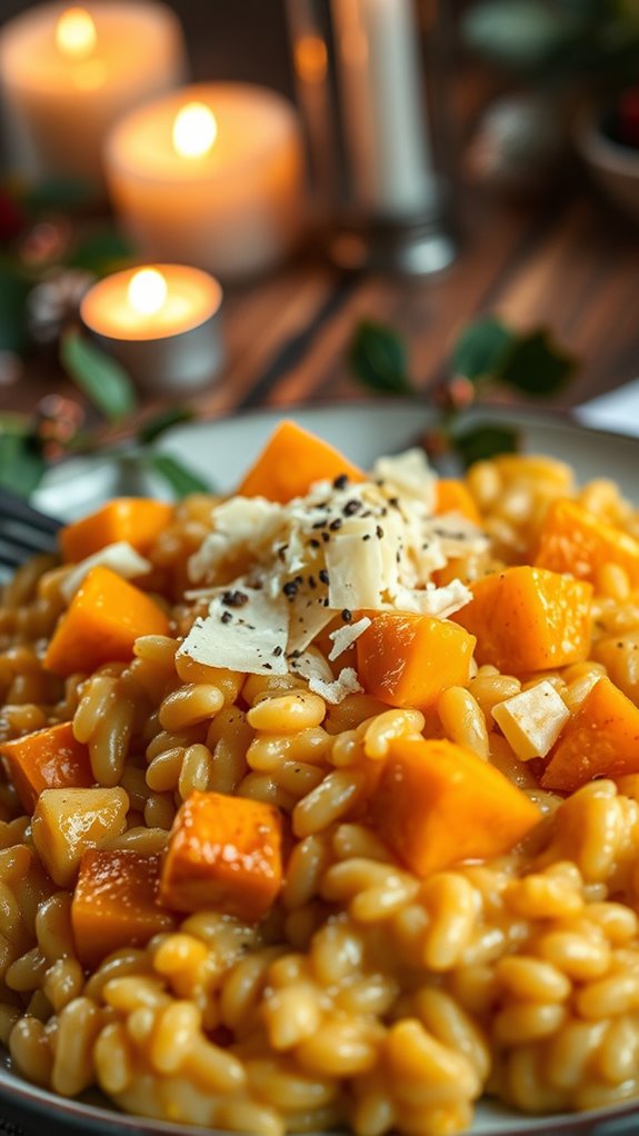 festive squash risotto delight