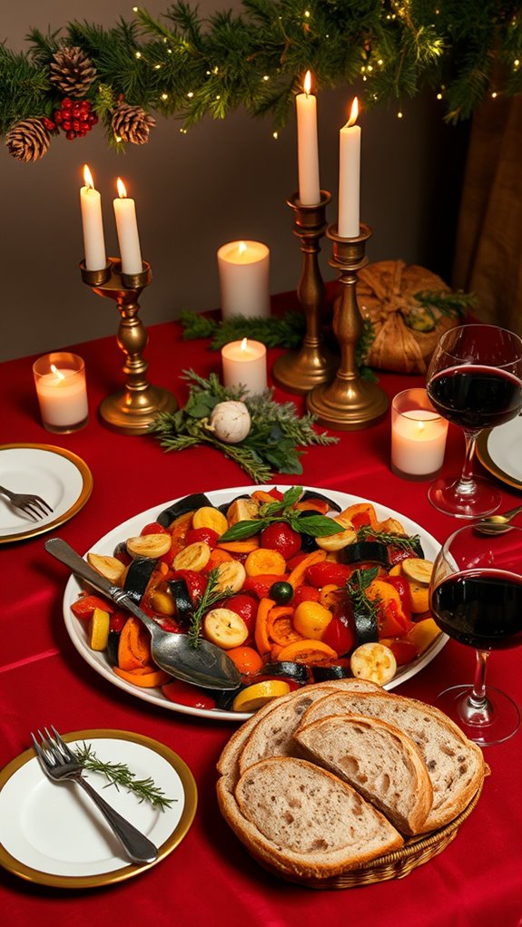 festive summer vegetable medley