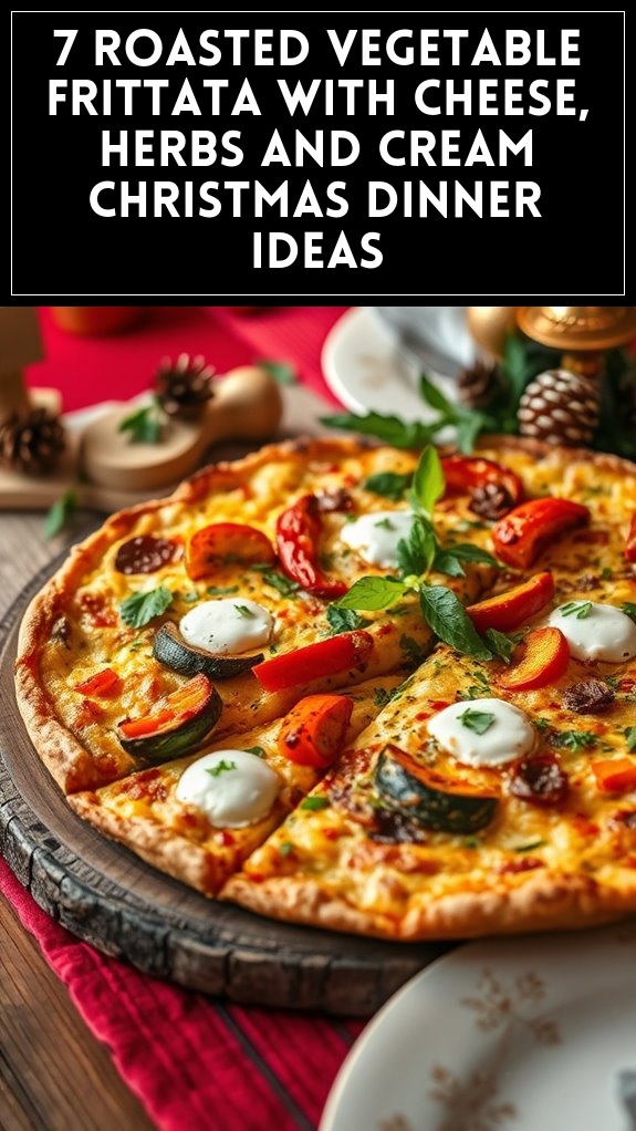 festive vegetable frittata recipe