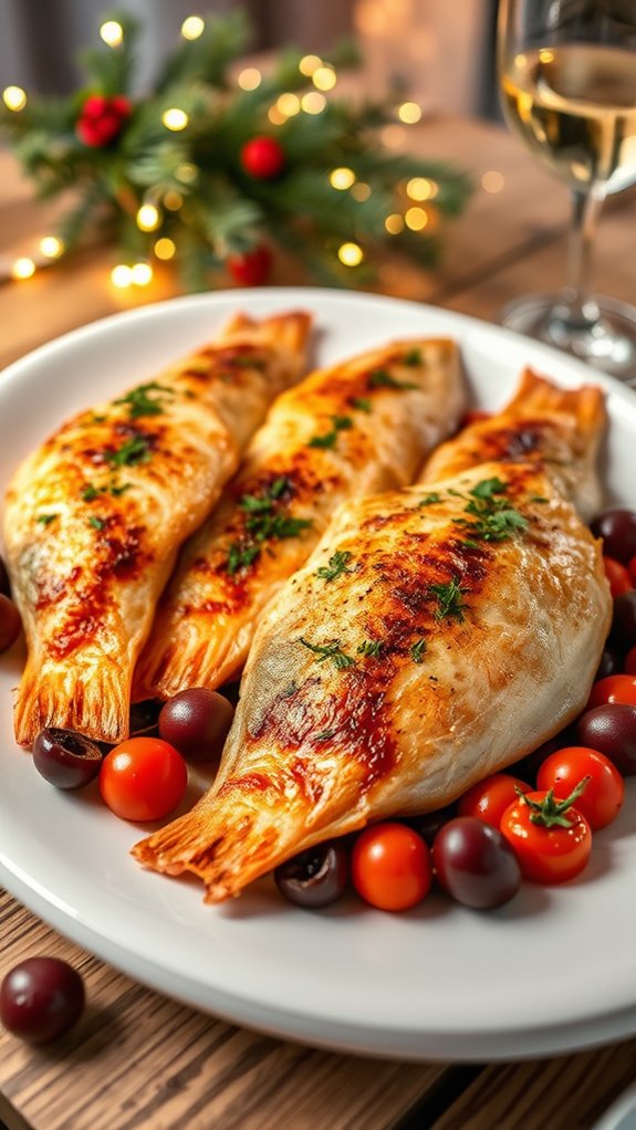 flavorful branzino dish ingredients