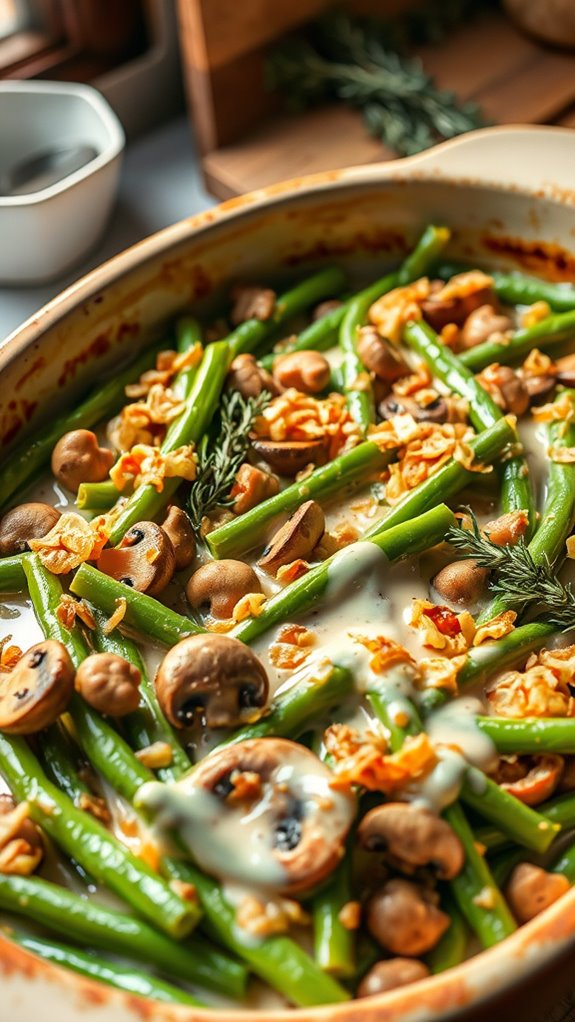 flavorful green bean casserole