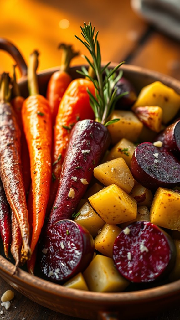 flavorful herb roasted vegetables