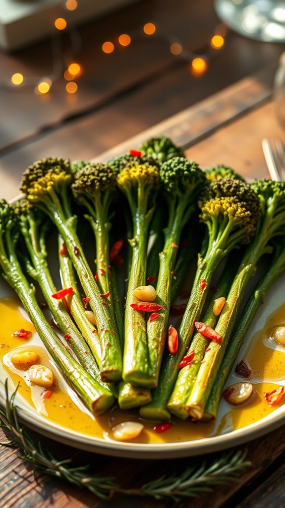 flavorful roasted broccolini variations