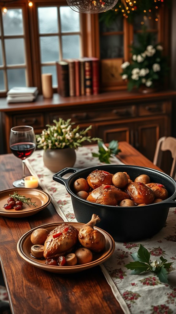 french chicken braised wine