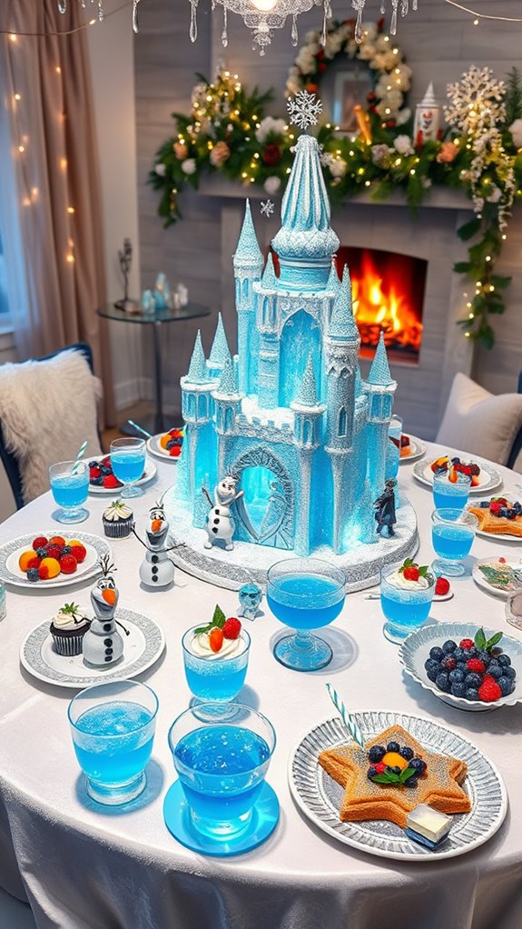 frosty frozen themed feast