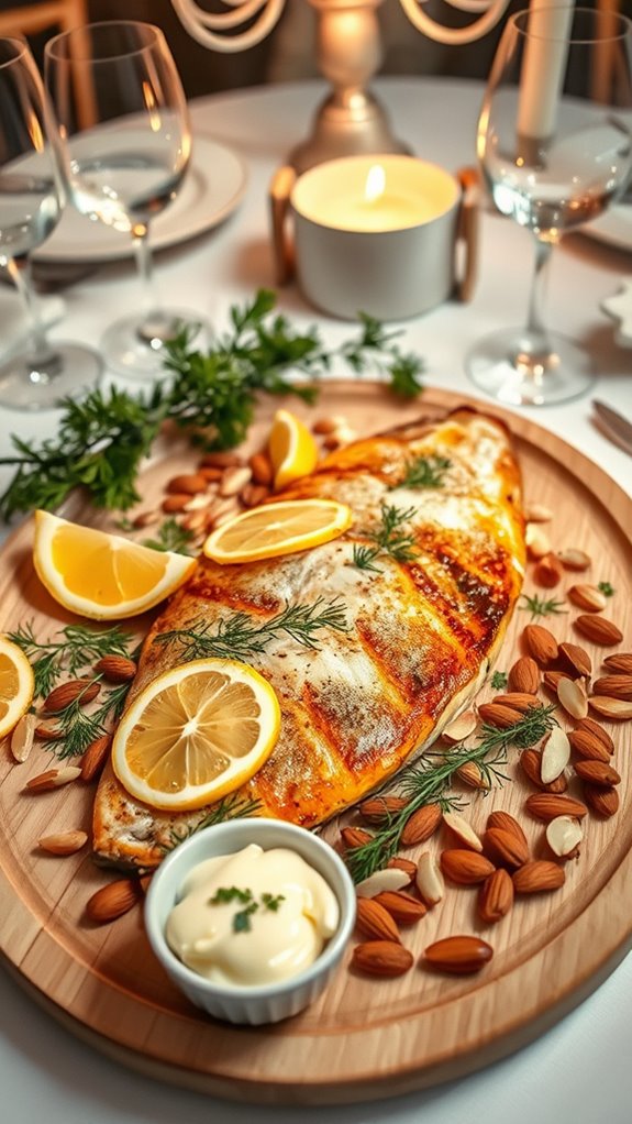 garlic butter trout recipe