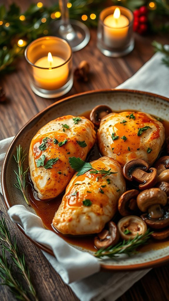 garlic herb chicken marsala
