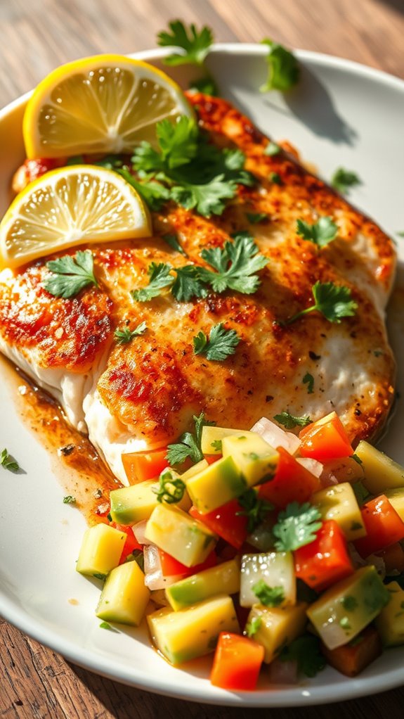 garlic lime mahi mahi dish