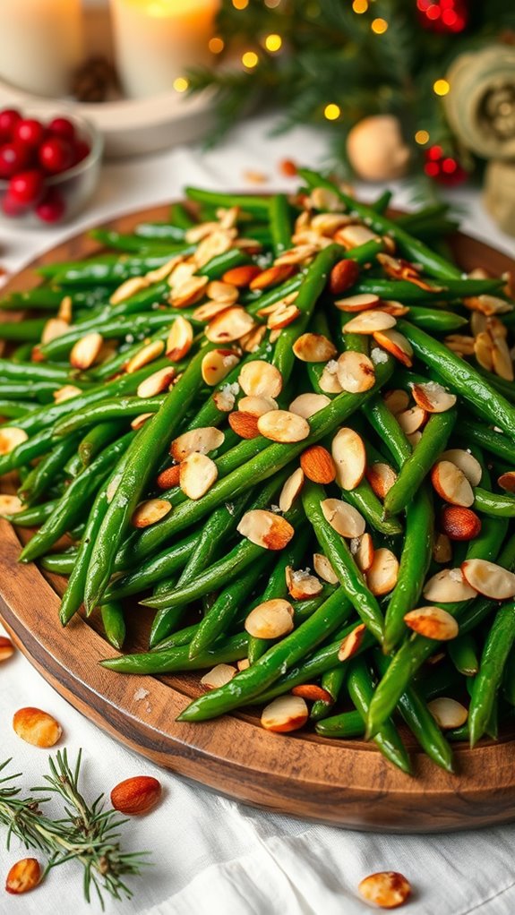 garlic roasted green beans
