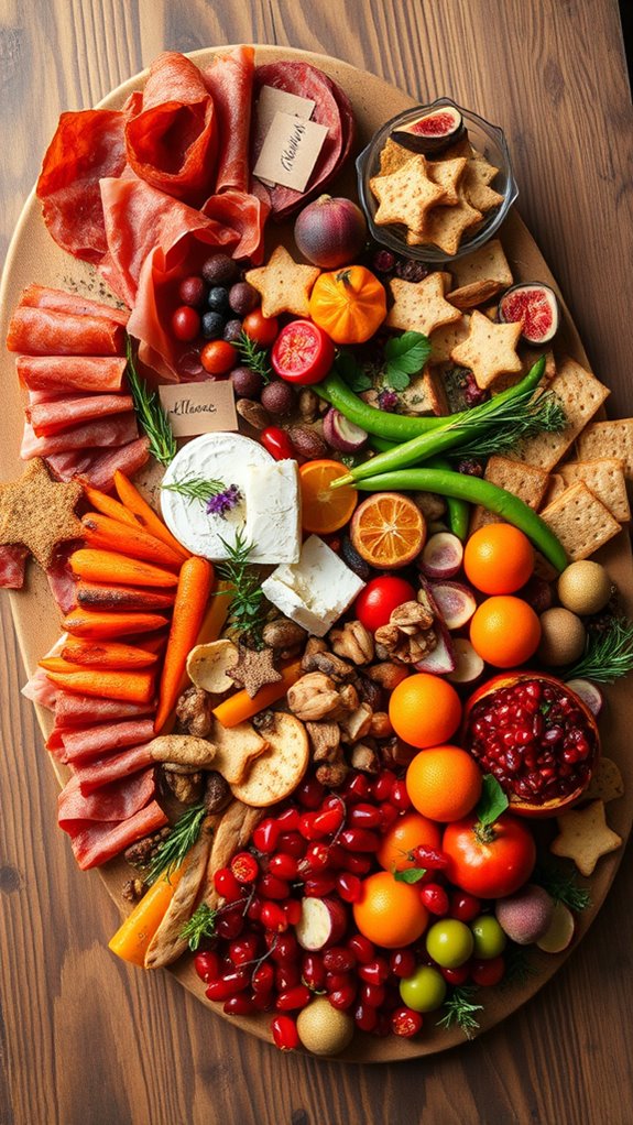 gourmet charcuterie board celebration