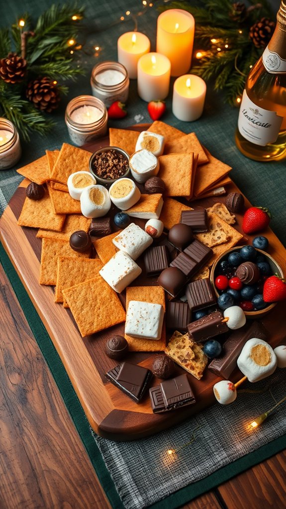 gourmet customizable s mores experience