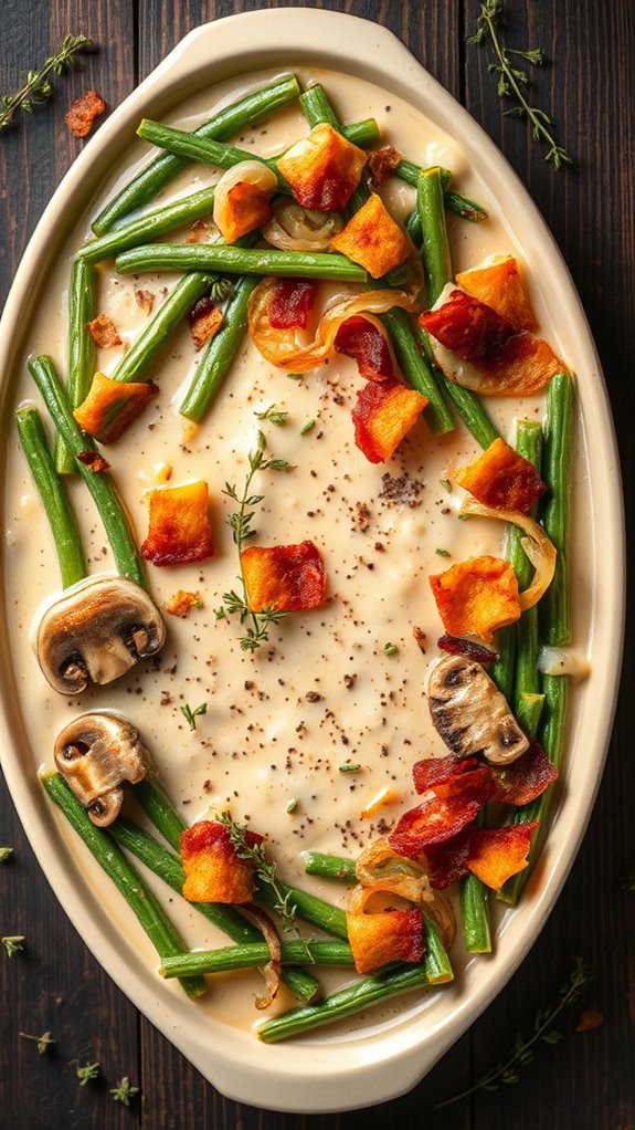 gourmet green bean casserole