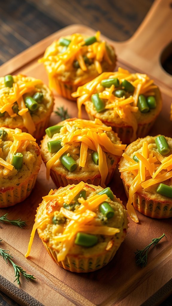 green bean casserole muffins recipe