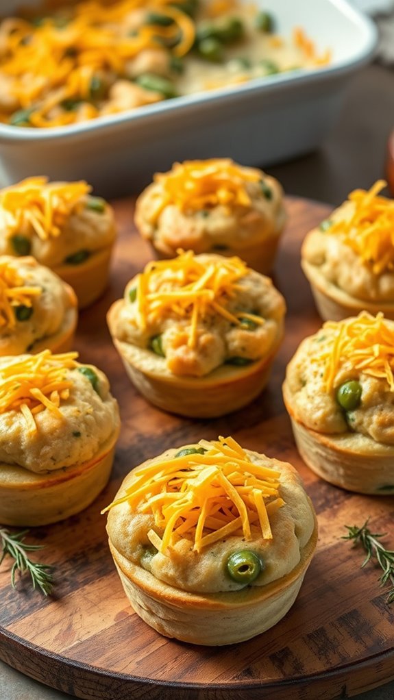 green bean casserole muffins recipe