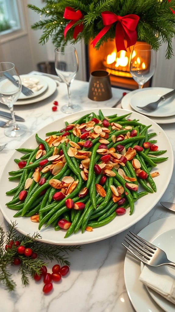 green beans with feta