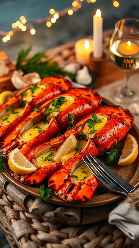 grilled lobster tail preparation