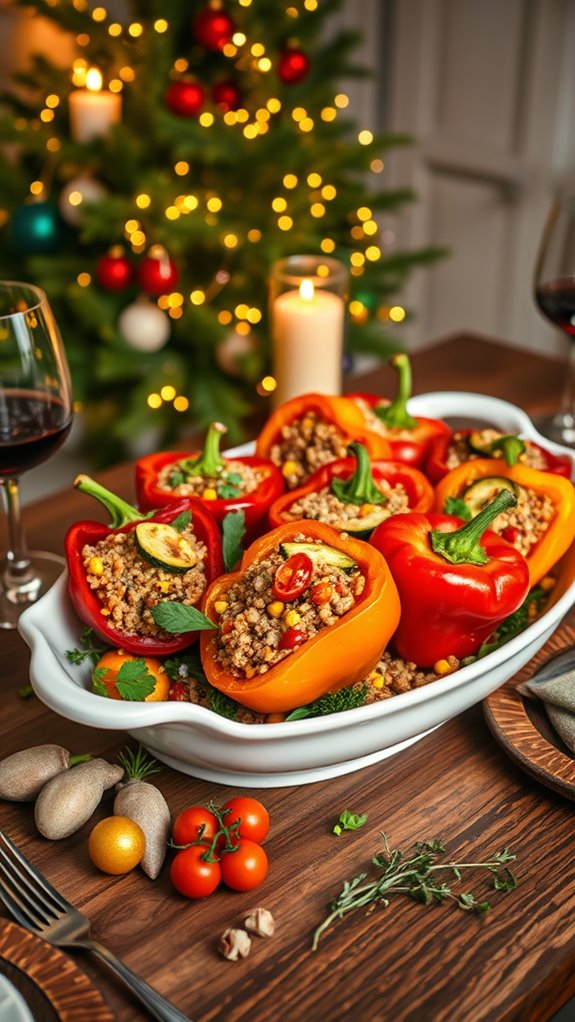 healthy stuffed bell peppers