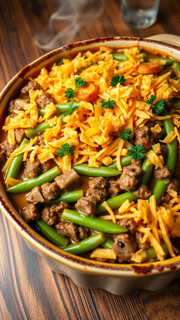hearty beef and green beans