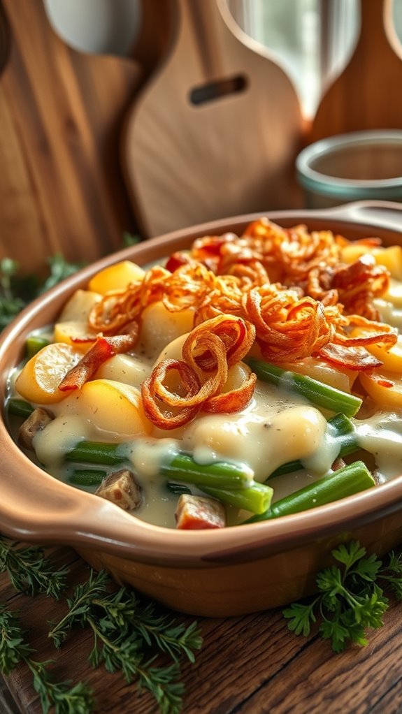 hearty green bean casserole