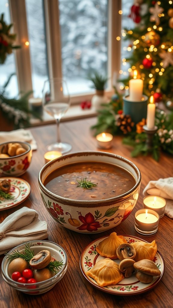 hearty polish mushroom soup