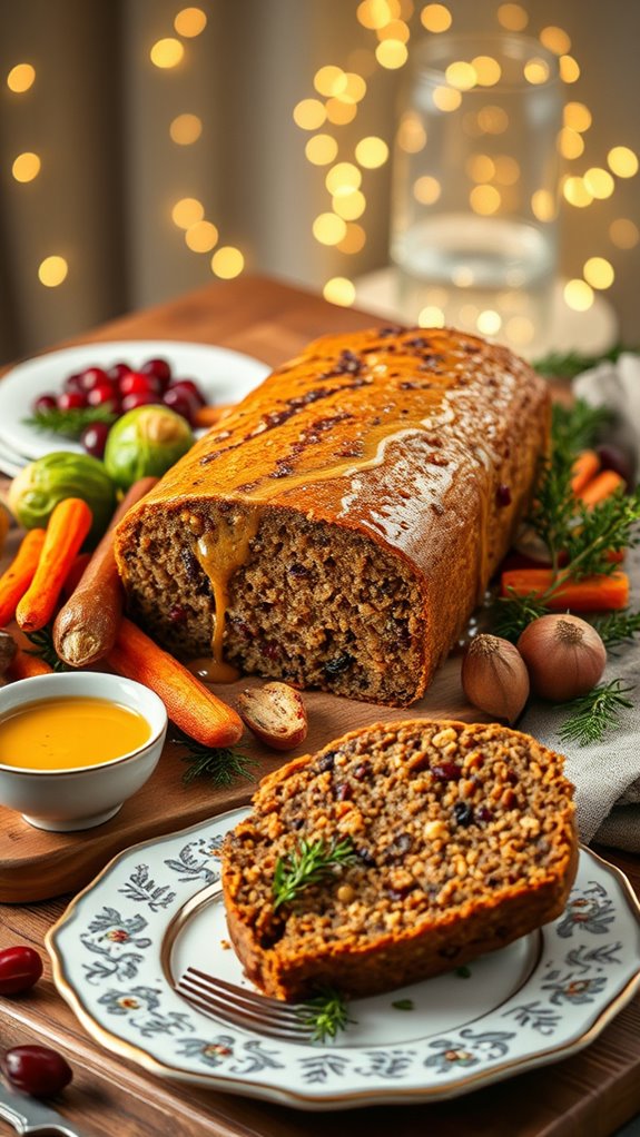 hearty vegan lentil loaf