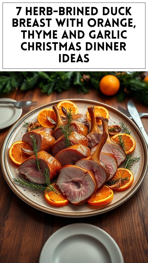 herb brined duck breast recipe