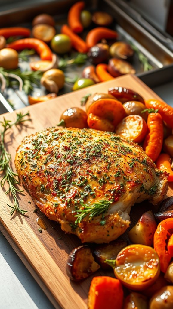 herb coated chicken preparation steps