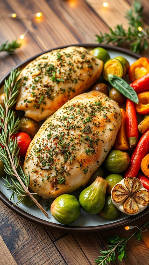 herb crusted chicken preparation instructions