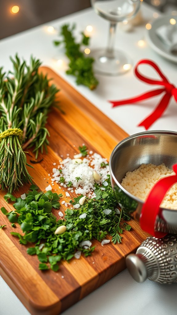 herb crusted lamb preparation ingredients