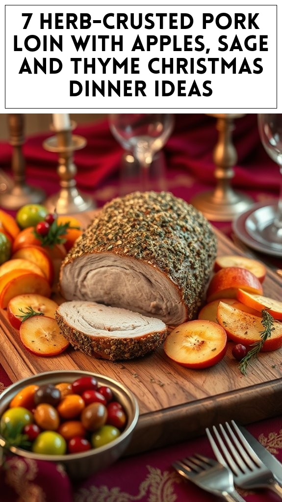 herb crusted pork loin recipe