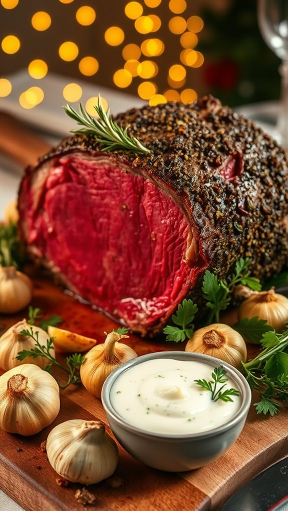 herb crusted prime rib recipe