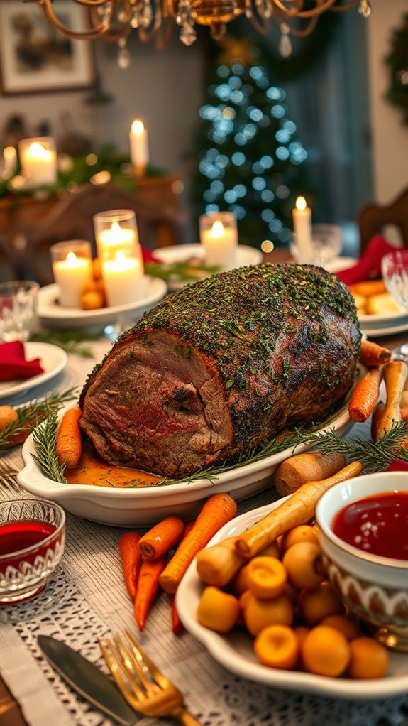 herb crusted roast beef recipe